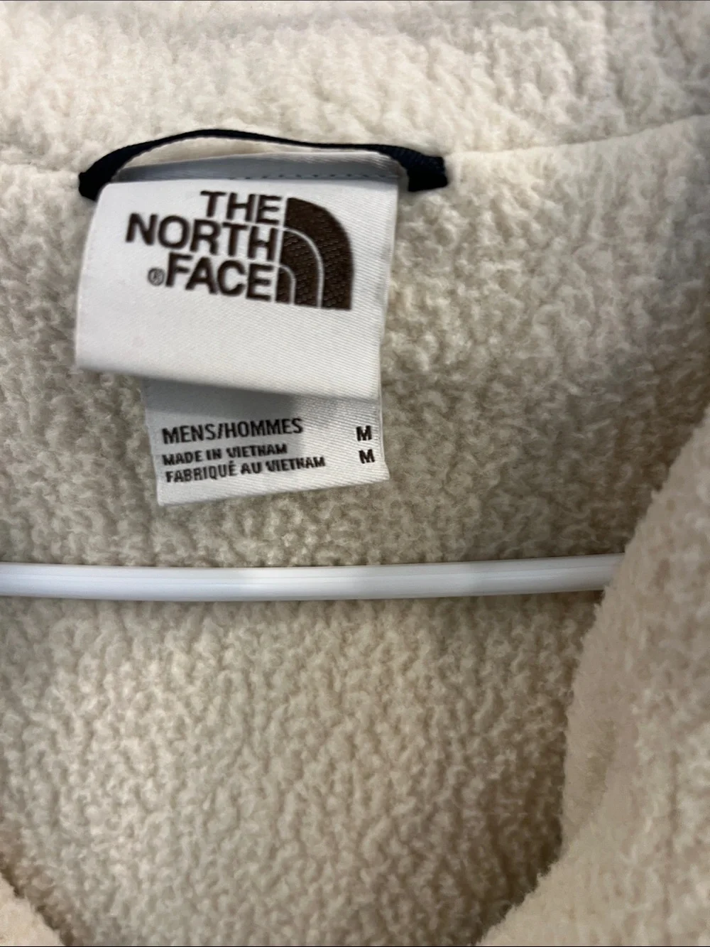The North Face Quilted Sherpa-Lined Jacket in Camel